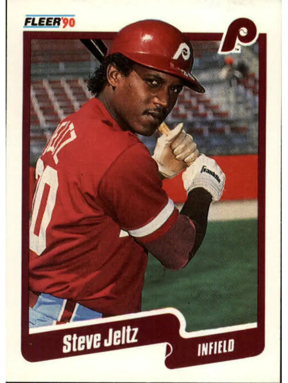 1990 Steve Jeltz Fleer Baseball Card #562